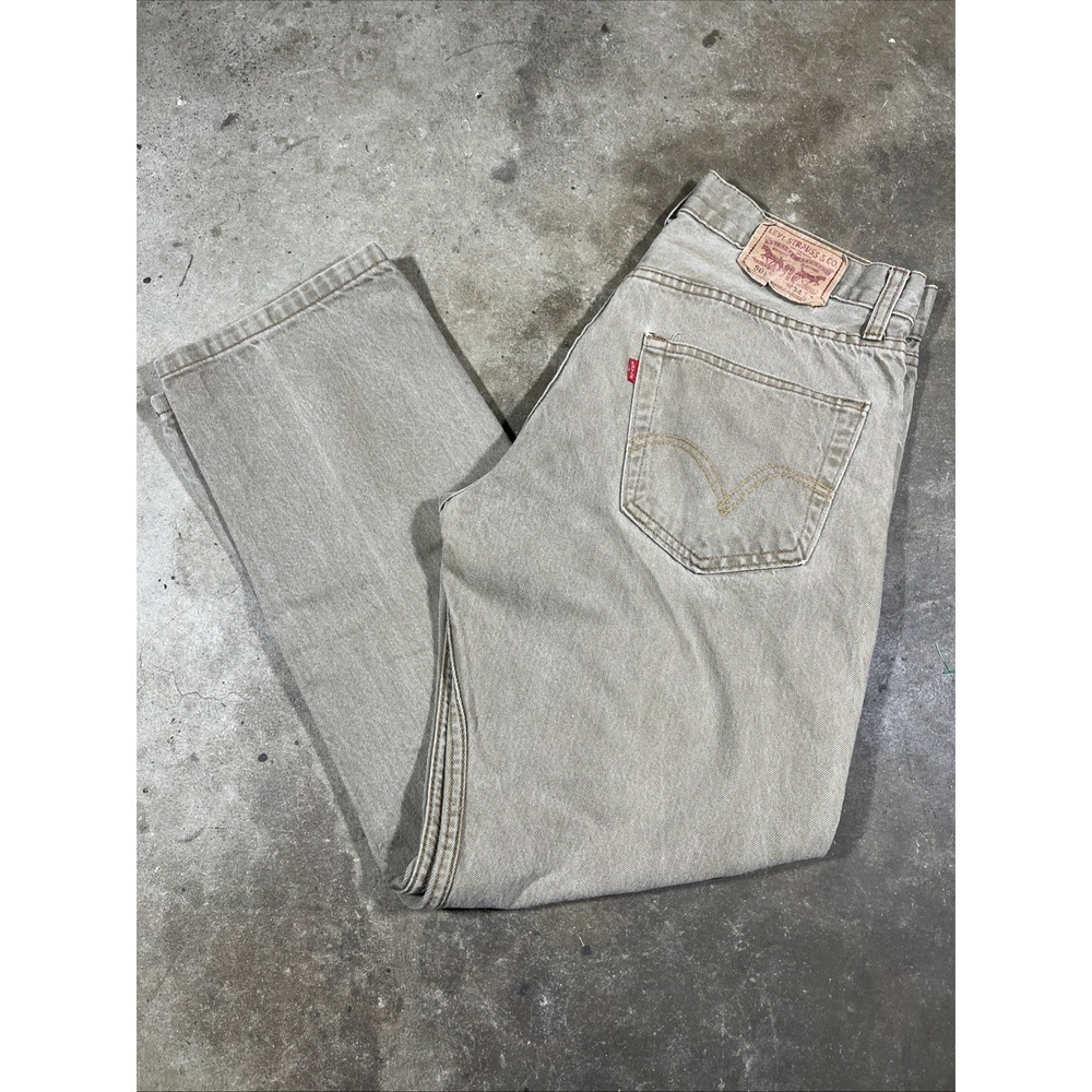 Levi's Men's 505 Regular Fit Jeans Timberwolf Garment Dye 34W x 30L 005052310
